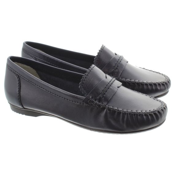 MARCO TOZZI Ladies 24225 Flat Loafers In Navy