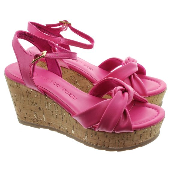 MARCO TOZZI Ladies 28351 Wedge Sandals in Pink 
