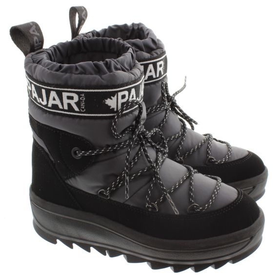 PAJAR Ladies Galaxy Low Snow Boots In Anthracite 