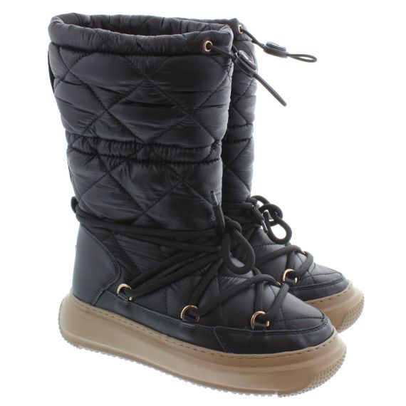 PAJAR Ladies Gravita Mid Snow Boots In Black 