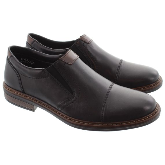 RIEKER Mens 17659 Slip On Shoes In Black 