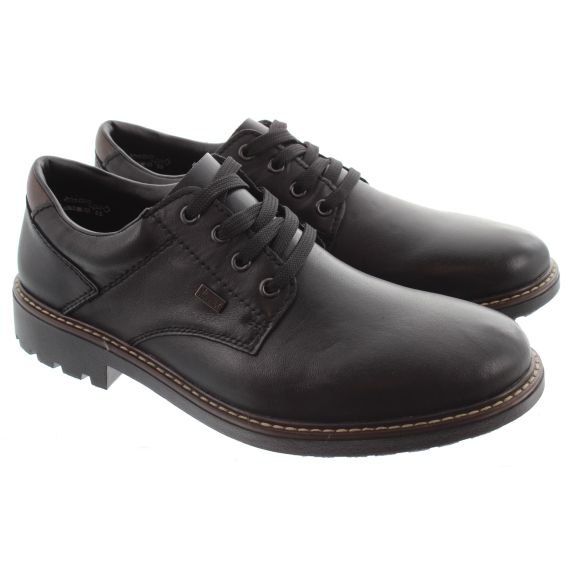 RIEKER Mens B4611 Water Reistant Shoes in Black