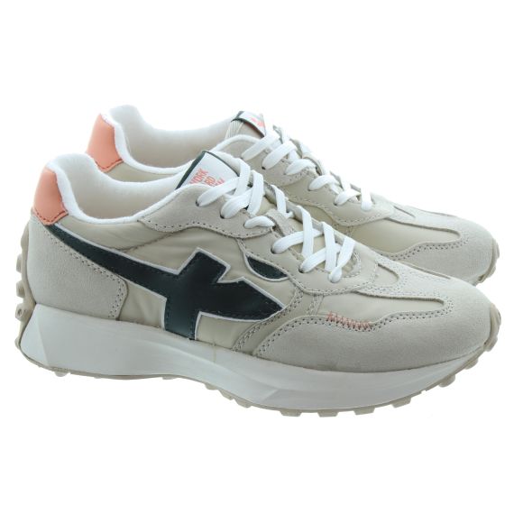 TAMARIS 23810 Lace Trainer In Ivory
