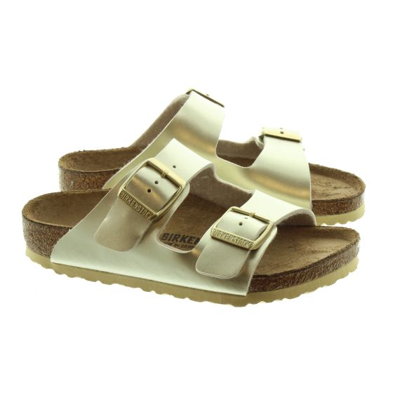 BIRKENSTOCK BIRKENSTOCK KIDS ARIZONA SANDAL IN GOLD