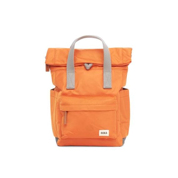 ROKA Canfield B Nylon Sustainable Backpack In Burnt Orange
