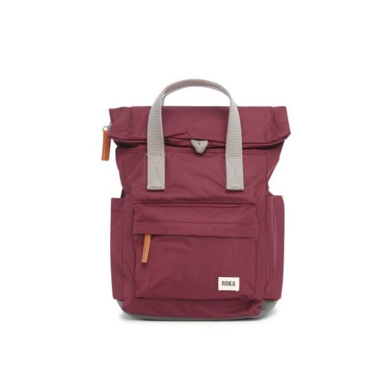 ROKA Canfield B Nylon Sustainable Backpack In Plum