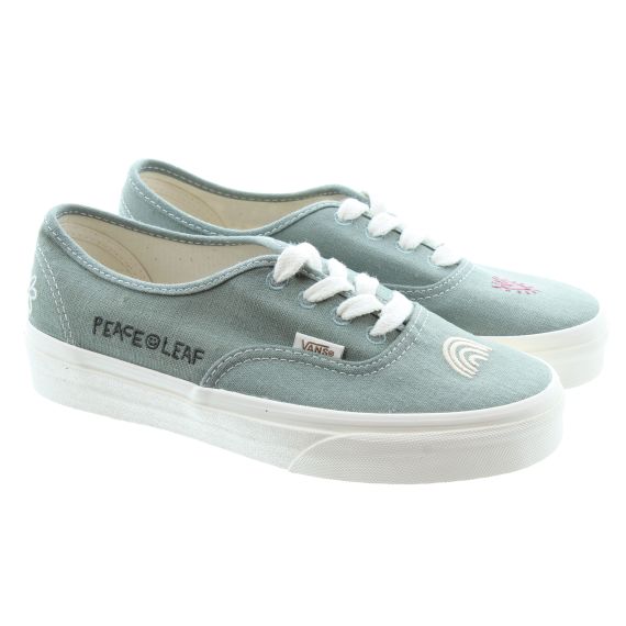 VANS Eco Theory Authentic Trainers In Green