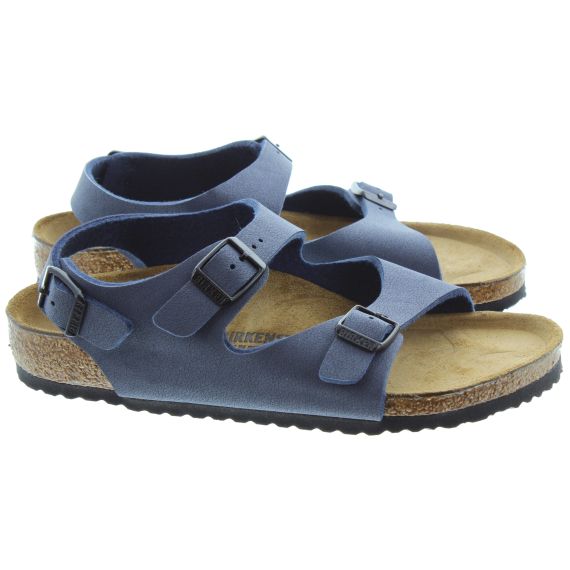 BIRKENSTOCK Kids Roma Sandals in Navy