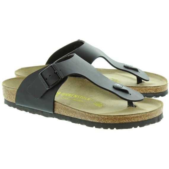 BIRKENSTOCK Ramses Toe Post Sandals in Black