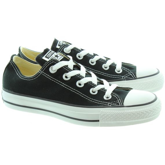 CONVERSE Canvas Allstar Ox Lace Shoes in Black