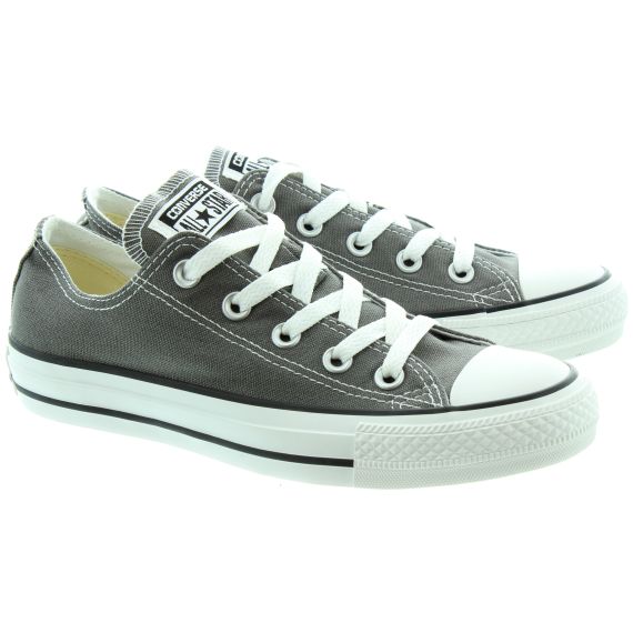 CONVERSE Canvas Allstar Ox Lace Shoes in Grey