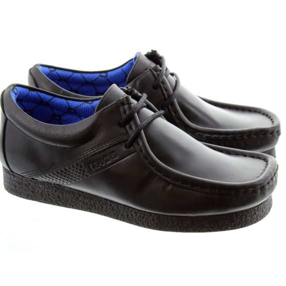 DEAKINS Kids Zhiming Lace Shoes In All Black