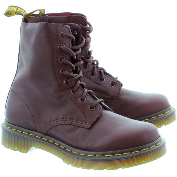 DR MARTENS 1460 Pascal Virginia in Cherry