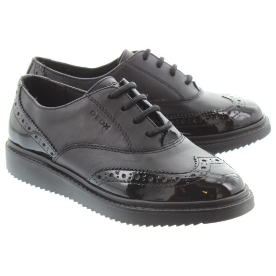 GEOX Thymar Brogue Lace In Black