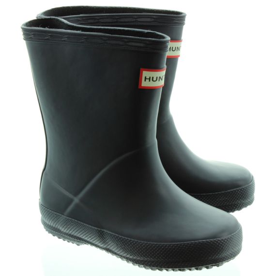 HUNTER Kids First Wellies in Navy