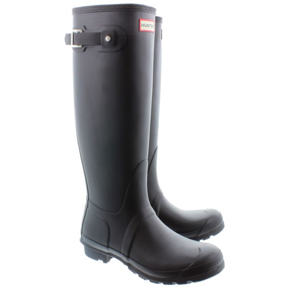 HUNTER Ladies Original Tall Wellingtons in Black