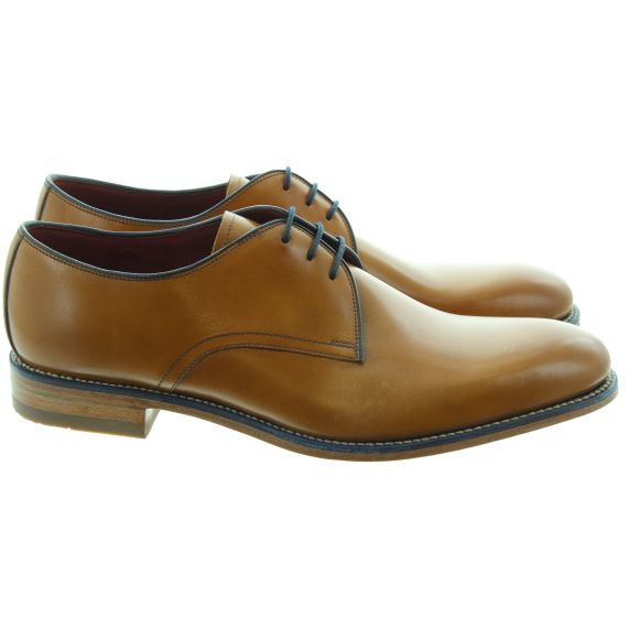 LOAKE Mens Drake Lace Shoes In Tan