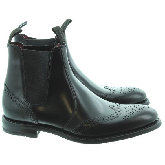 LOAKE Mens Hoskins Chelsea Boots In Black