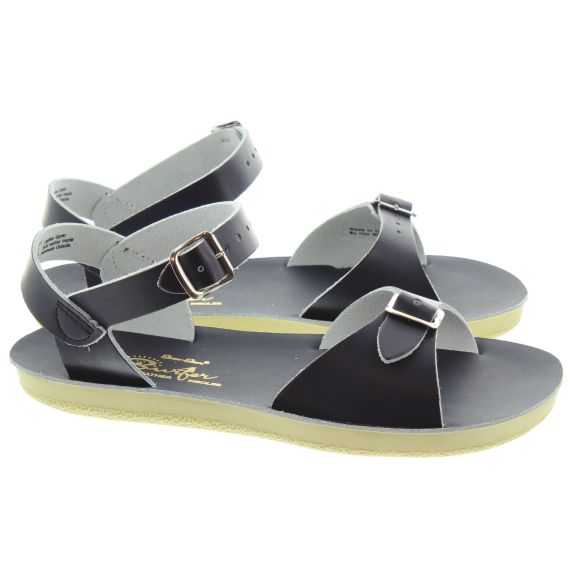 SALT WATER Kids Surfer Sandals In Navy