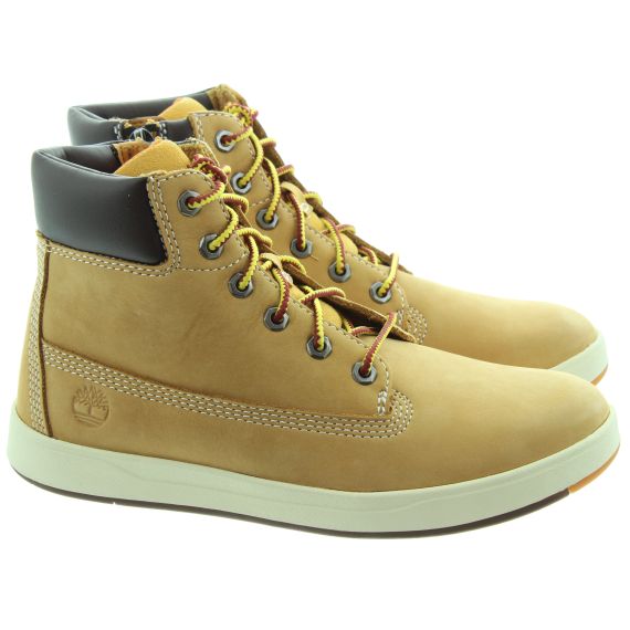 TIMBERLAND Kids Davis 6 Inch Boots In Wheat