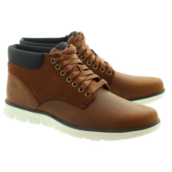 TIMBERLAND Mens Bradstreet Lace Boots In Brown