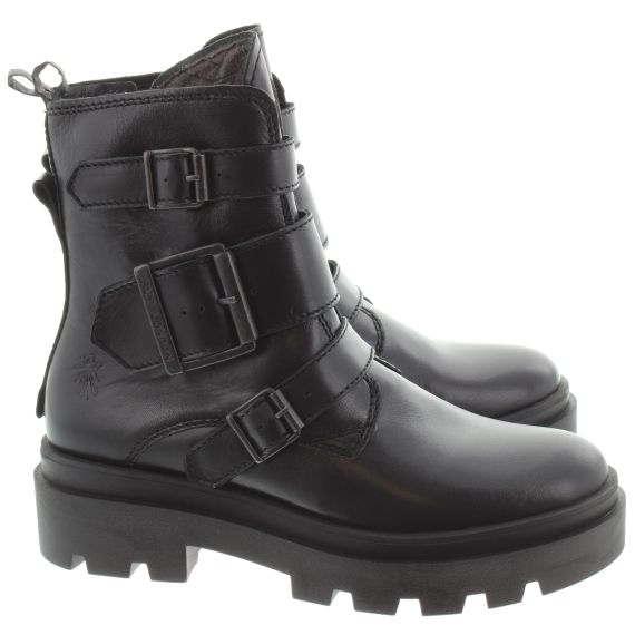 FLY Ladies Jeda Ankle Boots in Black
