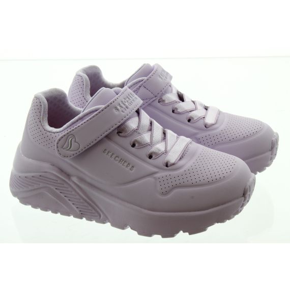 SKECHERS Kids 310459L Uno Lite Machine Washable Trainers In Lilac