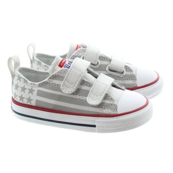CONVERSE Kids All Star 2 Velcro Shoes In Grey