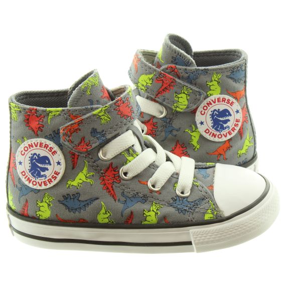 dinosaur infant converse