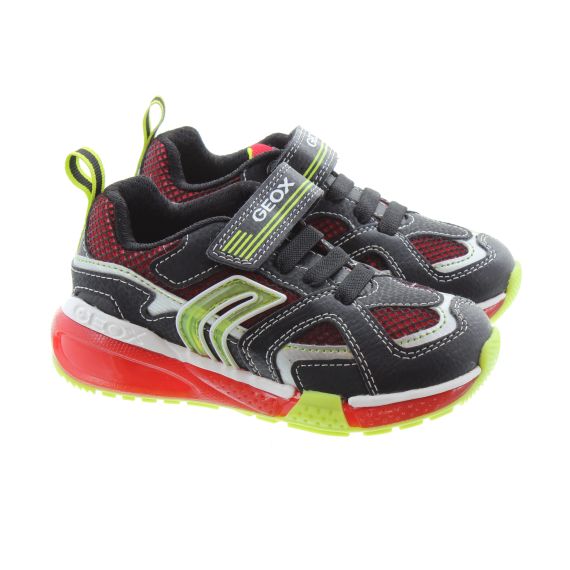 GEOX Kids Bayonyc Trainers In Black