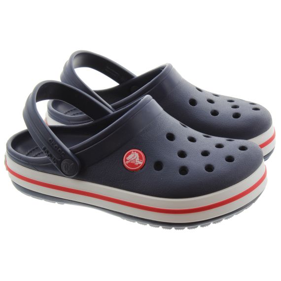 CROCS Kids Crocband Clogs In Navy