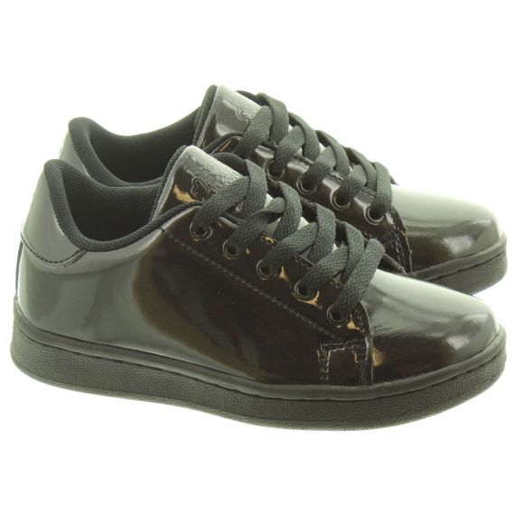 LELLI KELLY Kids LK8380 Taylor Cupsole Shoes In Black Patent