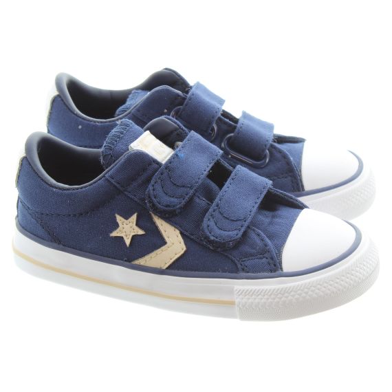 blue velcro converse