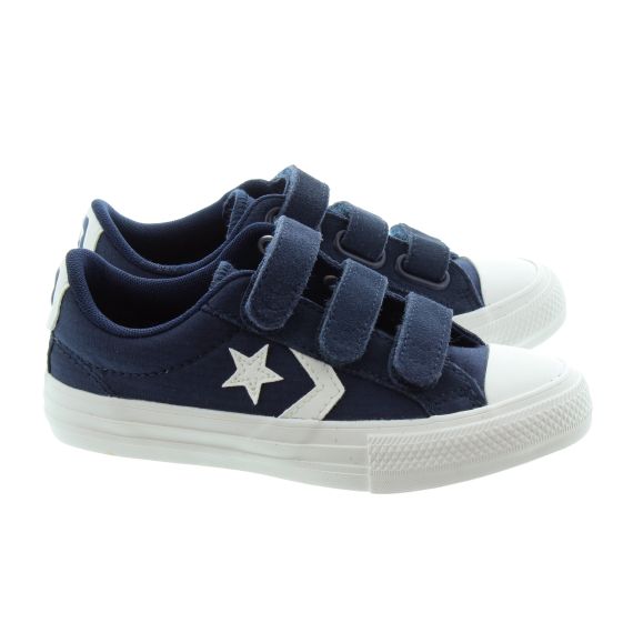 navy converse kids