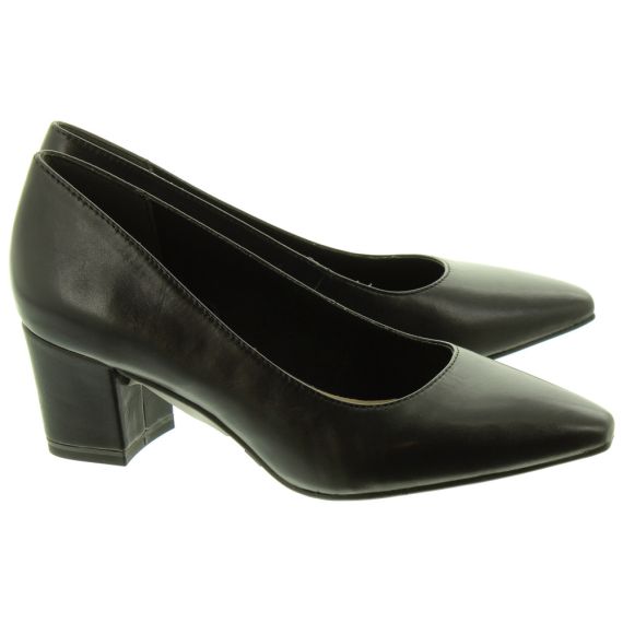 TAMARIS Ladies 22481 Court Shoes In Black