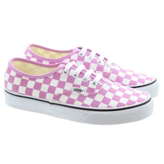 VANS Ladies Authentic Checkerboard Trainers