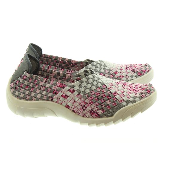 ADESSO Ladies Caitlin Slip On Shoes In Pink