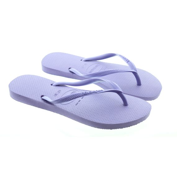 HAVAIANAS Ladies Hav Slim Flip Flops In Purple