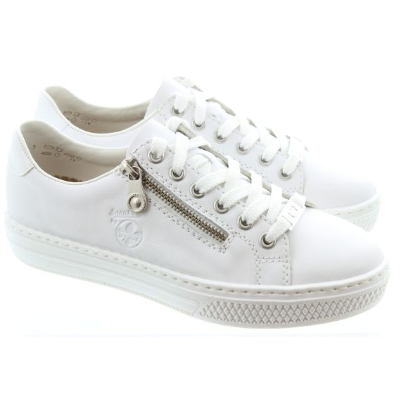 Rieker shop white trainers