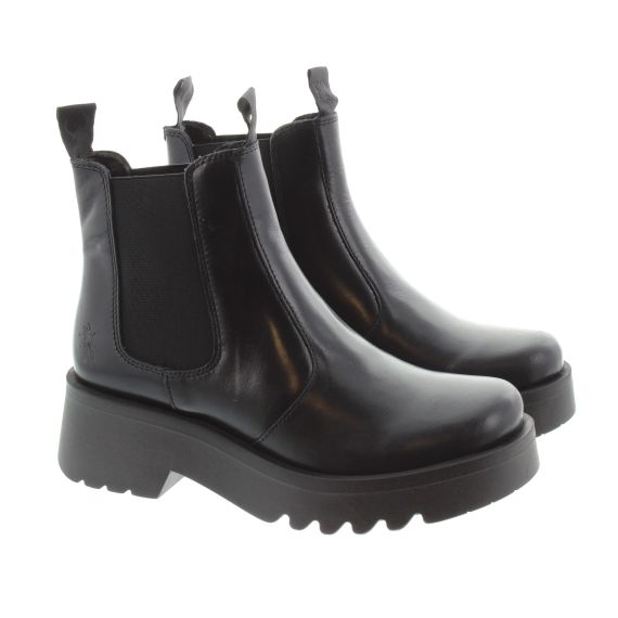 FLY Ladies Medi Chelsea Boots In Black