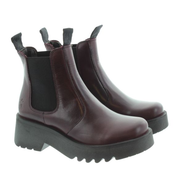 FLY Ladies Medi Chelsea Boots In Purple