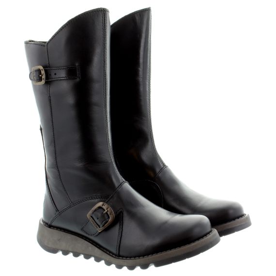 FLY Ladies Mes 2 Calf Boots In Black