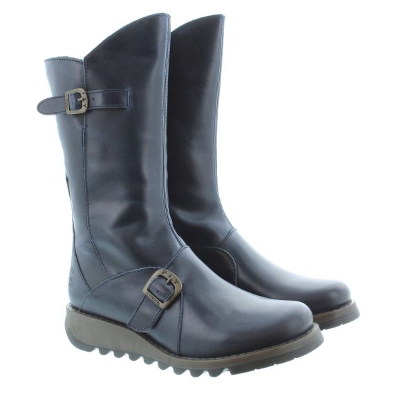FLY Ladies Mes 2 Calf Boots In Blue