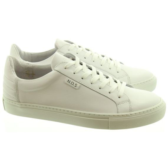 DEAKINS Mens Tyson Cup Sole Shoes In White