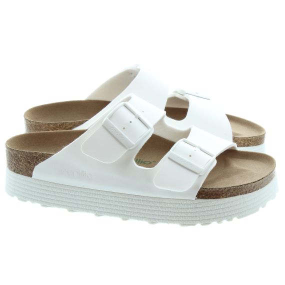 BIRKENSTOCK Ladies Vegan Arizona Grooved in White