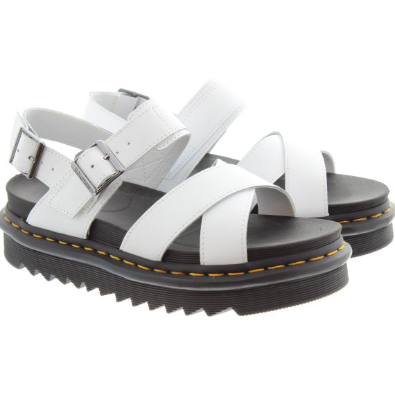 DR MARTENS Ladies Voss II Sandals In White