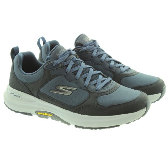 SKECHERS Mens 216107 Water Repellant Shoes In Navy