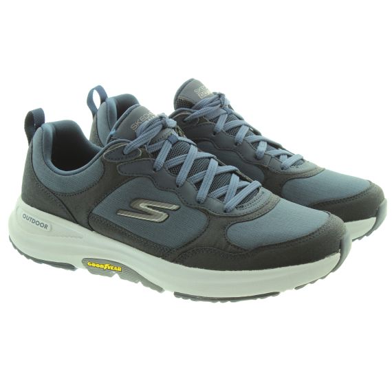 SKECHERS Mens 216107 Water Repellant Shoes In Navy