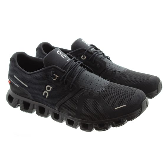 ON RUNNING Mens Cloud 5 Trainers In Black