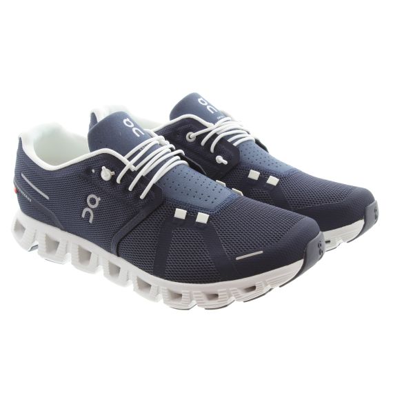 ON RUNNING Mens Cloud 5 Trainers In Navy